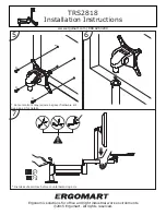 Предварительный просмотр 2 страницы ERGOMART TRS2818 Installation Instructions