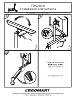 Предварительный просмотр 3 страницы ERGOMART TRS2818 Installation Instructions