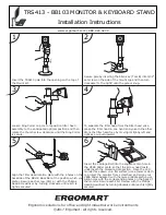 ERGOMART TRS413 Installation Instructions preview