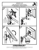 Preview for 2 page of ERGOMART WS9110 Installation Instructions