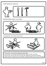 Предварительный просмотр 2 страницы Ergomax ABC102BKTT Assembly Instructions Manual