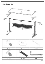 Предварительный просмотр 3 страницы Ergomax ABC102BKTT Assembly Instructions Manual