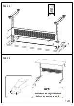 Предварительный просмотр 7 страницы Ergomax ABC102BKTT Assembly Instructions Manual