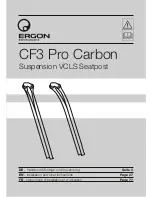 Ergon CF3 Installation And User Instructions Manual preview
