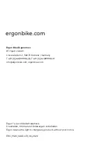 Preview for 20 page of Ergon Ergonomic Saddle Series Installation And User Instructions Manual