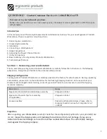 Preview for 2 page of Ergonomic products D1 Workstation Assembly Installation Manual