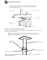 Предварительный просмотр 10 страницы Ergonomic products D1 Workstation Assembly Installation Manual