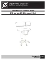 Предварительный просмотр 1 страницы Ergonomic products D1C Series Installation And Operation Manual