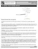 Предварительный просмотр 12 страницы Ergonomic products D1C Series Installation And Operation Manual