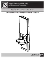 Ergonomic products N1A Series Specification And Installation Manual предпросмотр