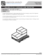 Предварительный просмотр 3 страницы Ergonomic products R3A1 Installation And Operation Manual