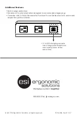 Preview for 9 page of ERGONOMIC SOLUTIONS FlexCharge4-DSK Instructions Manual