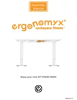 Preview for 1 page of Ergonomyx Workspace Fitness Assembly Manual