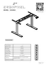 Предварительный просмотр 1 страницы ERGOPIXEL GD-0004 Quick Start Manual