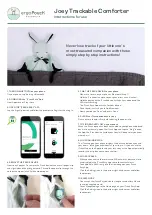 Предварительный просмотр 1 страницы ergoPouch Joey Trackable Comforter Instructions For Use