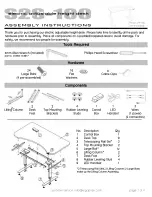 Предварительный просмотр 3 страницы Ergoprise S2S-100 Assembly Instructions Manual