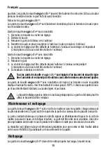 Предварительный просмотр 19 страницы ErgoSafe HE349 Operating Instructions Manual