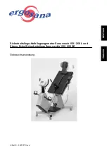 Ergosana Sana cardio 150 SE User Manual предпросмотр