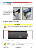 Preview for 9 page of Ergoswiss 112.00081 Operating Instruction