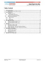 Предварительный просмотр 3 страницы Ergoswiss 310.20003 Operating Instruction