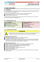 Предварительный просмотр 5 страницы Ergoswiss 310.20003 Operating Instruction