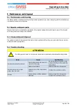 Предварительный просмотр 12 страницы Ergoswiss 310.20003 Operating Instruction