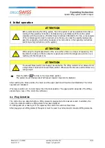 Предварительный просмотр 12 страницы Ergoswiss 901.20024 Operating Instruction