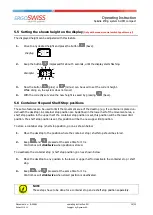 Предварительный просмотр 14 страницы Ergoswiss 901.20024 Operating Instruction