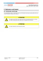 Предварительный просмотр 20 страницы Ergoswiss 901.20024 Operating Instruction