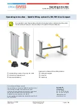 Preview for 1 page of Ergoswiss 901.20034 Operating Instruction