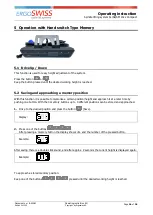 Preview for 16 page of Ergoswiss 901.20034 Operating Instruction