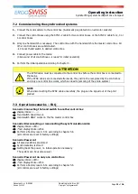 Preview for 21 page of Ergoswiss 901.20034 Operating Instruction