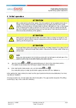 Preview for 12 page of Ergoswiss 903.20033 Operating Instructions Manual