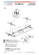 Предварительный просмотр 5 страницы Ergoswiss FC 650 3.0 Assembly Instruction Manual