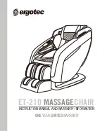 ERGOTEC ET-210 Instruction Manual And  Warranty Information предпросмотр