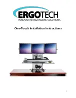ERGOTECH One-Touch Installation Instructions Manual preview
