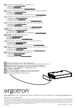 Предварительный просмотр 14 страницы Ergotron 19609 User Manual