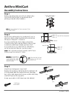 Предварительный просмотр 2 страницы Ergotron Anthro MiniCart GT23 Series Assembly Instructions