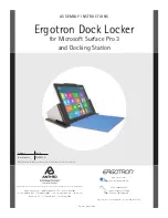 Ergotron Dock Locker Assembly Instructions предпросмотр