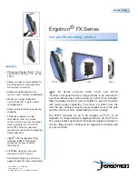 Предварительный просмотр 1 страницы Ergotron FX30 Product Sheet