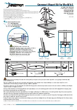 Предварительный просмотр 1 страницы Ergotron Grommet Mount Kit Assembly Instructions