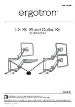 Ergotron LX Sit-Stand Collar Kit User Manual preview