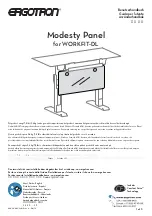 Preview for 4 page of Ergotron Modesty Panel User Manual