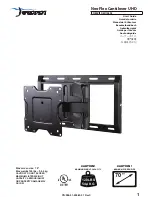 Предварительный просмотр 1 страницы Ergotron Neo Flex Cantilever UHD User Manual