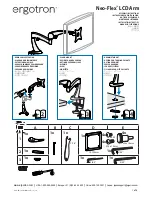 Ergotron Neo-Flex LCD Arm Assembly Instructions Manual предпросмотр