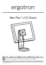 Ergotron Neo-Flex Widescreen Stand User Manual предпросмотр