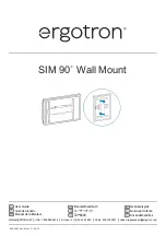 Предварительный просмотр 1 страницы Ergotron SIM 90 User Manual