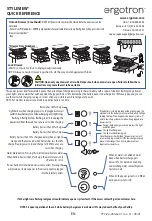 Предварительный просмотр 2 страницы Ergotron STYLEVIEW SV44-12C2-1 Quick Reference
