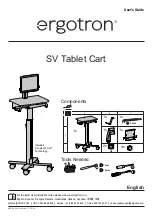 Ergotron SV Tablet Cart User Manual preview