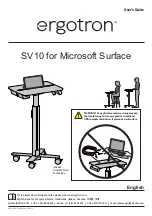 Ergotron SV10 User Manual preview